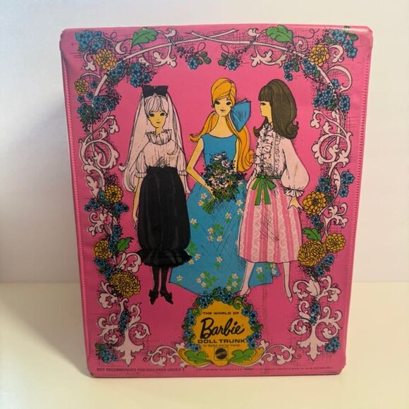 1969 Vintage Barbie Doll Trunk - No. 5199 - Mattel READ DESCRIPTION - Picture 4 of 13